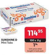 Sunshield Mini Tubs-100 x 8g