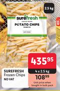 Surefresh Frozen Chips-4 x 2.5Kg