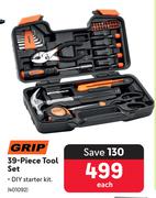 Grip 39 Piece Tool Set-Each