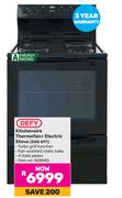 Defy Kitchenaire Thermofan+ Electric Stove DSS697