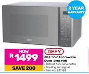 Defy 30L Solo Microwave Oven DMO 390