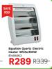 Equation 800W White Quartz Electric Heater 81484863