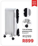 Pineware 7 Fin W23 Oil Heater 81483377
