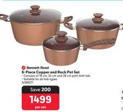 Bennett Read 6-Piece Copper And Rock Pot Set 438927-Per Set