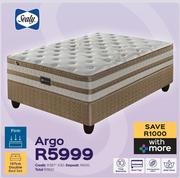Sealy Argo 137cm Double Bed Set