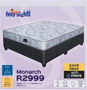 Cozy Nights Monarch 137cm Double Bed Set