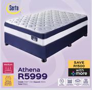 Serta Athena 137cm Double Bed Set
