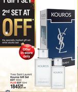 Yves Saint Laurent Kouros Gift Set EDT-100ml Plus EDT 50ml-Per Set