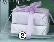 Nature's Edition Lavender Soap Duo In Glass Dish 3 Piece Assorted