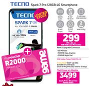 Tecno Spark 7 Pro 128GB 4G Smartphone-Each