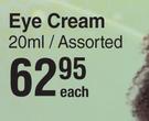 Nature's Nourishment Eye Cream-20ml Assorted