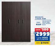 Brooklyn 3 Door Robe