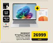 Microsoft 13" Surface 7 Laptop 7/13/PLS/16/256