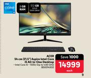 Acer 21.5"(54cm) Aspire Intel Core i5 All-In-One Desktop