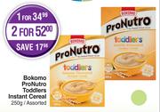 Bokomo Pro Nutro Toddlers Instant Cereal Assorted-250g