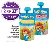 Danone Nutriday Junior Breakfast Blend Assorted-For 2 x 150g