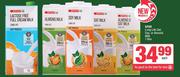 Spar Long Life Oat, Soy, Or Almond Milk-1Ltr Each