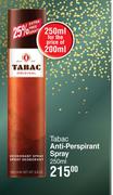 Tabac Anti Perspirant Spray-250ml