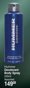 Hummer Deodorant Body Spray Assorted-200ml