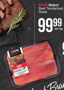 Spar Select Beef Tenderized Steak-Per Kg