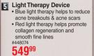 Dquip Facial Grooming Tools Light Therapy Device