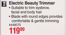 Dquip Facial Grooming Tools Electric Beauty Trimmer