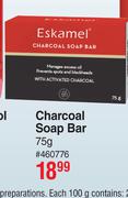 Eskamel Charcoal Soap Bar-75g