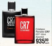 Cristiano Ronaldo CR7 EDT Assorted-100ml Each