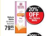 Natura Melts Assorted-50 Tablets Each
