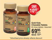 Gold Kids Chewable Tablets Assorted-60 Chew Tablets Each