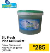 Green Fresh Fresh Pine Gel Bucket 610963-5Ltr