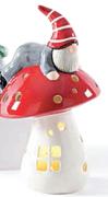 Mushroom Snata Statue-Each