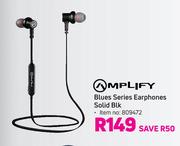 Amplify Blues Series Earphones Solid Blk