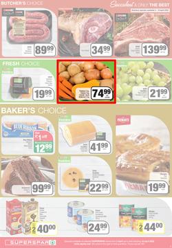 SUPERSPAR EASTERN CAPE : Get More Easter Savings (05 April - 18 April 2022) | Valid In Bluewater Bay, Despatch, Gelvandale, Hunters Retreat, Mount Pleasant, Newton Park, Our, Sunridge, page 9