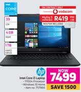 HP Intel Core i3 Laptop