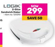 Logik 2 Slice Sandwich Maker