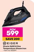 Meiger Oracle 2600W One Temperature Steam Iron