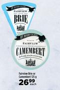 Fairview Brie Or Camembert-125g Each