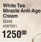 Tealology White Tea Miracle Anti Age Cream-50ml