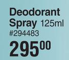Payot Deodorant Spray-125ml