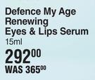 Bionike Defence My Age Renewing Eyes & Lips Serum-15ml
