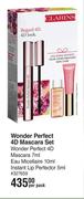 Clarins Wonder Perfect 4D Mascara Set-Per Pack