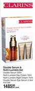 Clarins Double Serum & Nutri Lumiere Set-Per Pack