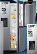 Samsung 613L Food Showcase Side-By-Side Freezer Fridge RH65A5411M9
