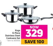 Koga 6 Piece Stainless Steel cookware Set