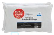 Mainstays 2 Pack Hollow Fibre Pillows