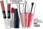 Deborah Lipstick Or Lip Gloss Assorted Colours-Each