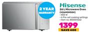 Hisense 26L Microwave Oven H26MOMS5H