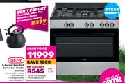 Defy 5 Burner New York Series Gas Cooker DGS902