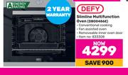 Defy Slimline Multifunction Oven DBO0486E
